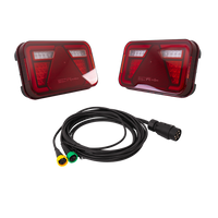 Lampy tylne ASPÖCK MULTILED IV LED + wiązka ASPÖCK 4,5m 7-PIN