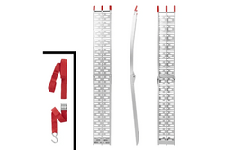 Najazdy składane ProPlus 390096 rampy najazdowe aluminiowe do przyczepy lawety 220cm 680kg komplet 2szt