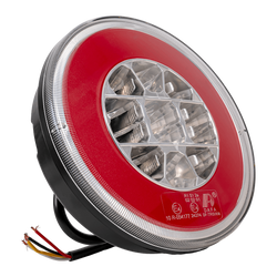 Lampa tylna TT TECHNOLOGY TT.12008 Glo-Trac LED Hamburger 3 funkcje uniwersalna