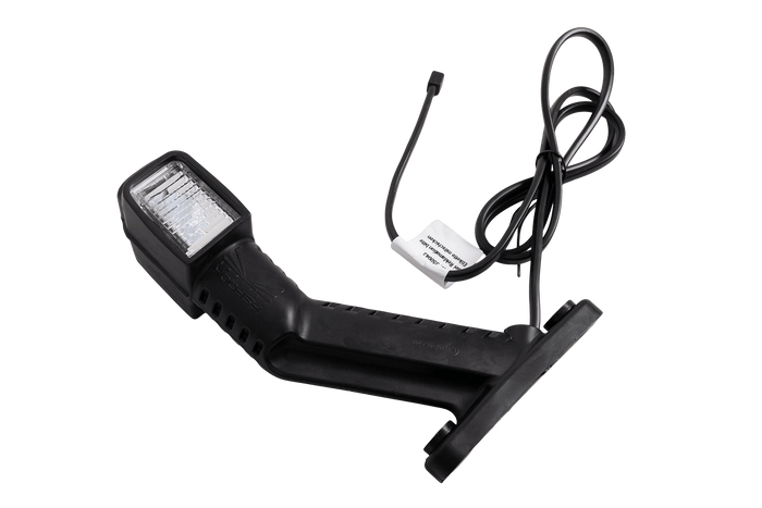 Lampa obrysowa ASPÖCK SUPERPOINT IV LED prawa na gumowym wysięgniku