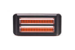 Lampa ostrzegawcza WAŚ 2469 W284 LED lampa błyskowa pomarańczowa MASTER/SLAVE