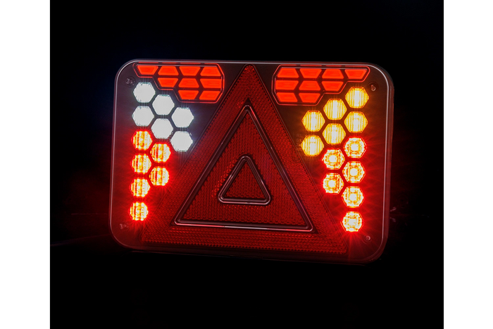 Lampy tylne HORPOL LZD 3215+3216 przewód 2m 7 funkcji lewa+prawa
