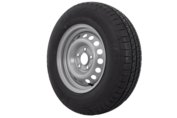Koło wzmacniane do przyczepy OPONA KENDA 185/80 R14C 104/102N FELGA KENDA 5.5Jx14"H2 5x112 ET:30