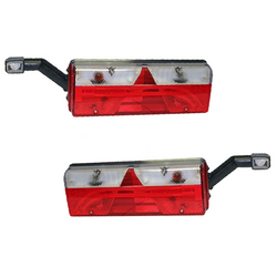Lampy tylne ASPÖCK EUROPOINT III bajonet 7PIN ASS2 z rogiem 7 funkcji lewa+prawa