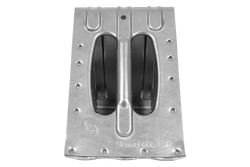 Klin pod koła KNOTT G36 h: 150mm metalowy