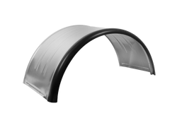 Błotnik bliźniak do przyczepy 15-16" DOMAR DK7115 nadkole 880/400mm metalowy z gumową krawędzią