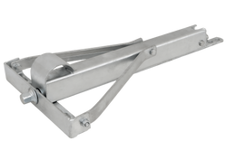 Podpora narożna wysuwana WINTERHOFF ADS460 V stabilizator do przyczepy lawety 450kg 450mm