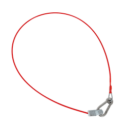 Linka zrywu awaryjna zabezpieczająca KNOTT zrywka z karabińczykiem 1200mm