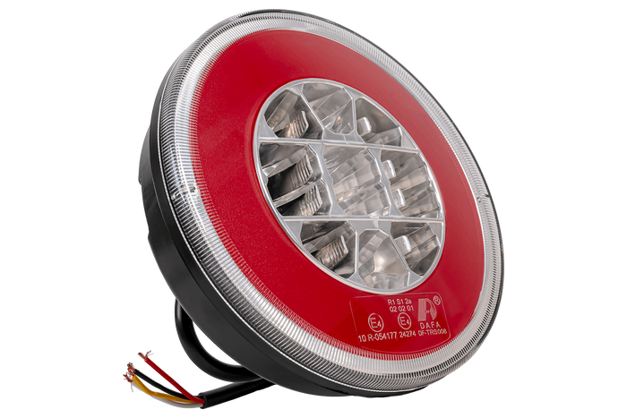 Lampa tylna TT TECHNOLOGY TT.12008 Glo-Trac LED Hamburger 3 funkcje uniwersalna