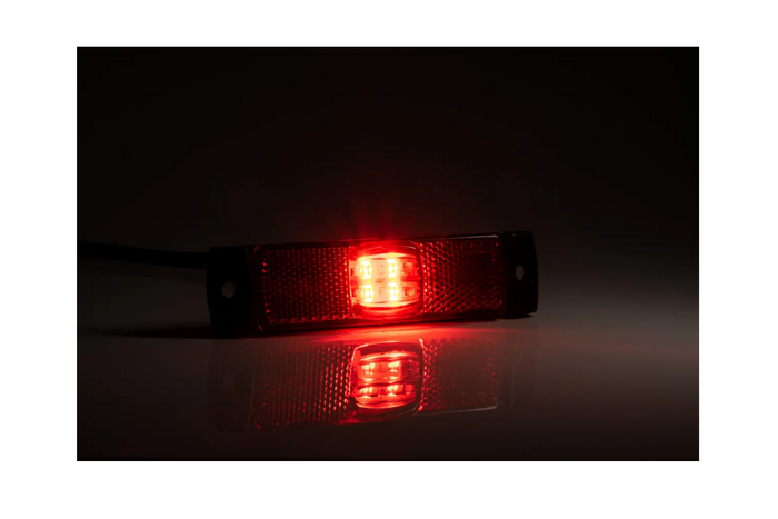 Lampa obrysowa FRISTOM FT-017 C LED czerwona uniwersalna