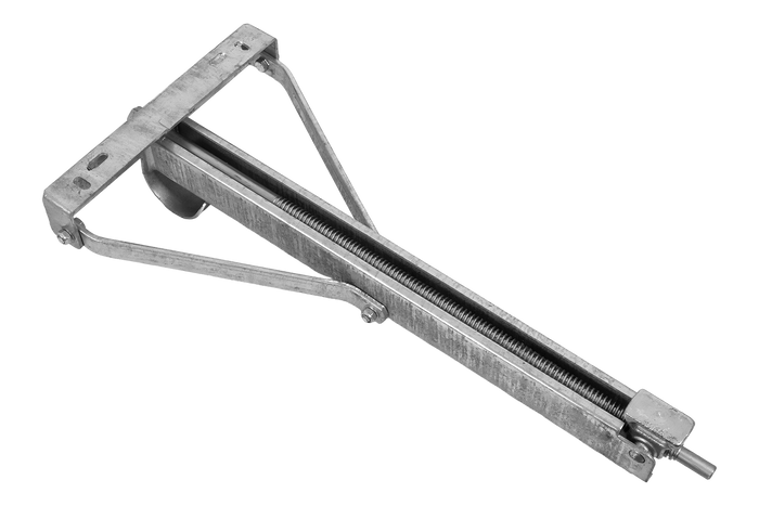 Podpora wysuwana narożna KNOTT 6X1197.007 stabilizator do przyczepy lawety 1100kg 498mm