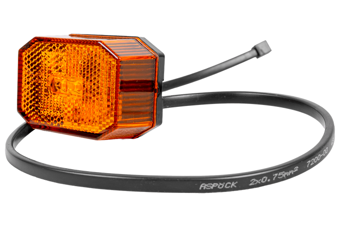 Lampa obrysowa ASPÖCK FLEXIPOINT LED uniwersalna pomarańczowa