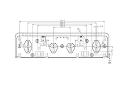 Ramka do tablicy rejestracyjnej z oświetleniem LED FRISTOM FT-264 LED M15