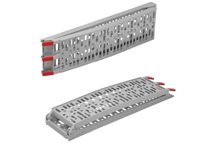 Najazdy składane ProPlus 390096 rampy najazdowe aluminiowe do przyczepy lawety 220cm 680kg komplet 2szt