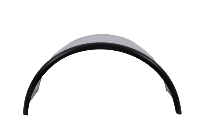 Błotnik bliźniak do przyczepy 15-16" DOMAR DK7115 nadkole 880/400mm metalowy z gumową krawędzią