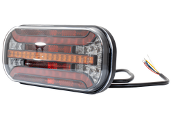 Lampa tylna FRISTOM FT-230 LED 6 funkcji uniwersalna