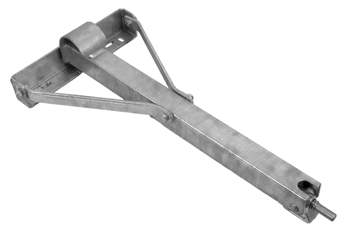 Podpora wysuwana narożna KNOTT 6X1197.007 stabilizator do przyczepy lawety 1100kg 498mm