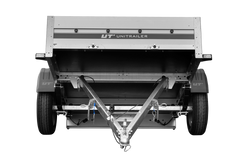 Przyczepka na resorach z burtami aluminiowymi 200x125 Unitrailer Garden 201/R KIPP ALU