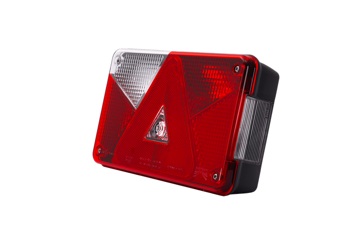 Lampy tylne ASPÖCK MULTIPOINT V + wiązka MANTES 7m 7-PIN
