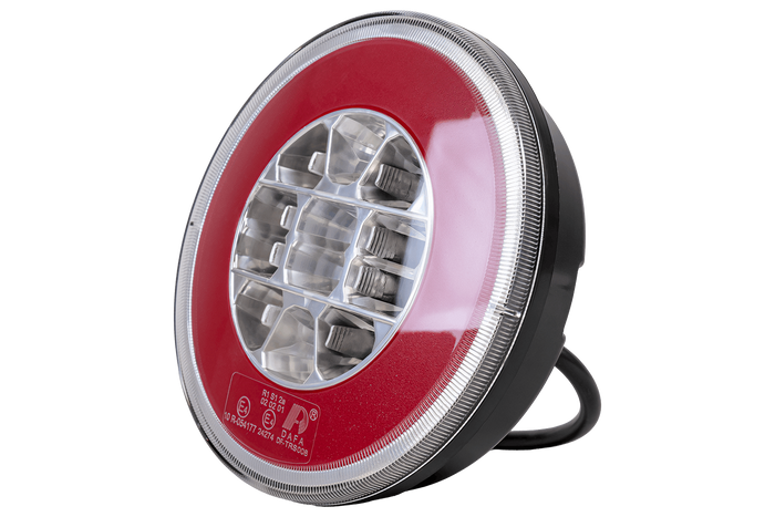 Lampa tylna TT TECHNOLOGY TT.12008 Glo-Trac LED Hamburger 3 funkcje uniwersalna