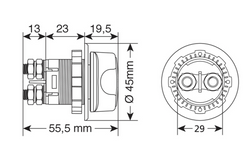 Odłącznik akumulatora 12-32V LAMPA Ext-11
